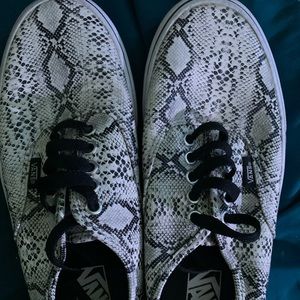 Limited edition snakeskin vans